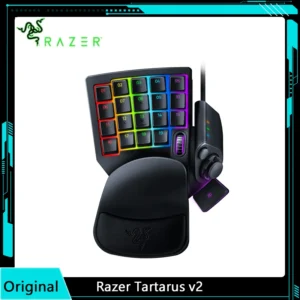 Razer Tartarus v2 Gaming Keypad: Mecha-Membrane Key Switches Customizable Chroma RGB Lighting Programmable Macros