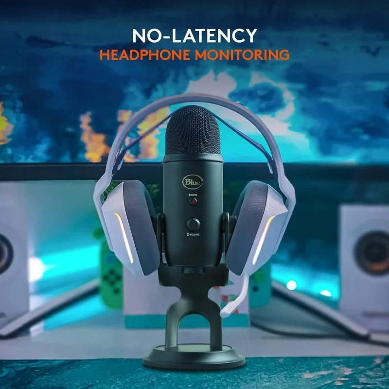 USB Microphone Recording, Streaming, Gaming, Podcasting on PC and, Condenser Mic Laptop or Computer with Blue V - Image 5